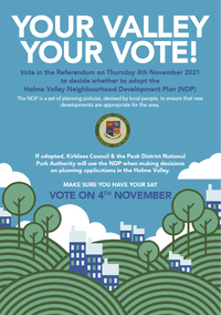 Your Valley, Your Vote! Neighbourhood Development Plan Referendum on 4th November
