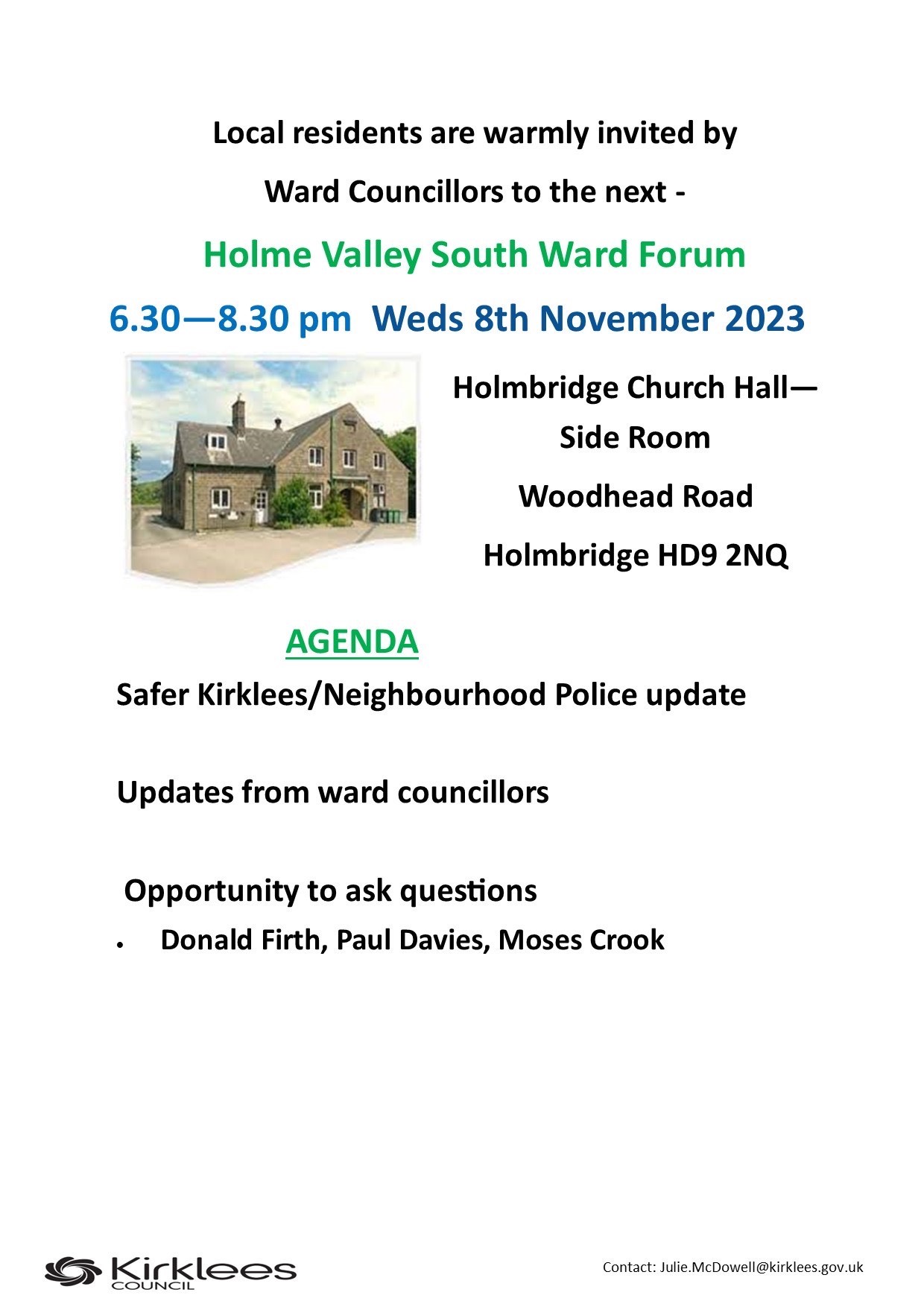 Holme Valley South Ward Forum